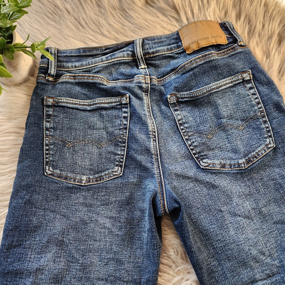 American Eagle Airflex Men's Jean Shorts - Picture 6 of 14